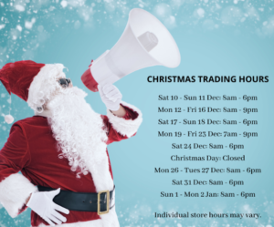 Christmas Trading Hours